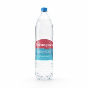 Вода мінеральна природна столова негазована Любомирська, 1.5 л