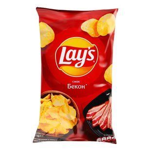 Чіпси зі смаком бекону Lay's, 120 г