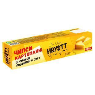 Чипси картопляні зі смаком подвійного сиру Hrystt, 60 г