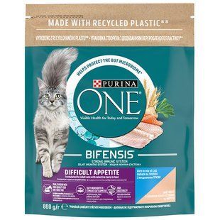 Корм для котів Difficult Appetite Purina One, 800 г