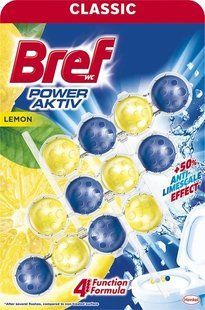 Блок для очищення унітазу Lemon Power Aktiv Bref, 3шт/уп.