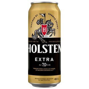 Пиво світле Extra з/б Holsten, 0.48 л