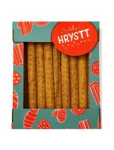 Вафельні трубочки Cannoli молочна Карамель Hrystt, 300 г