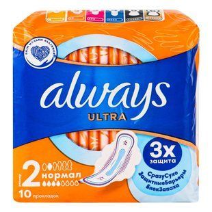 Прокладки гігієнічні Ultra Normal Always, 10 шт/уп.