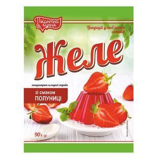 Желе зі смаком полуниці Пікантна Кухня, 90 г