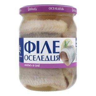 Оселедець в олії філе Матьє Veladis, 470 г