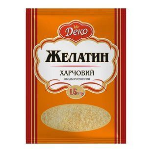 Желатин швидкорозчинний Деко, 15 г